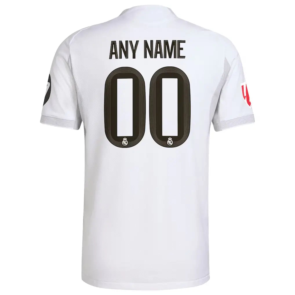 2025/26 Real Madrid Soccer Jersey  – Wear Your Name, Rep Your Team