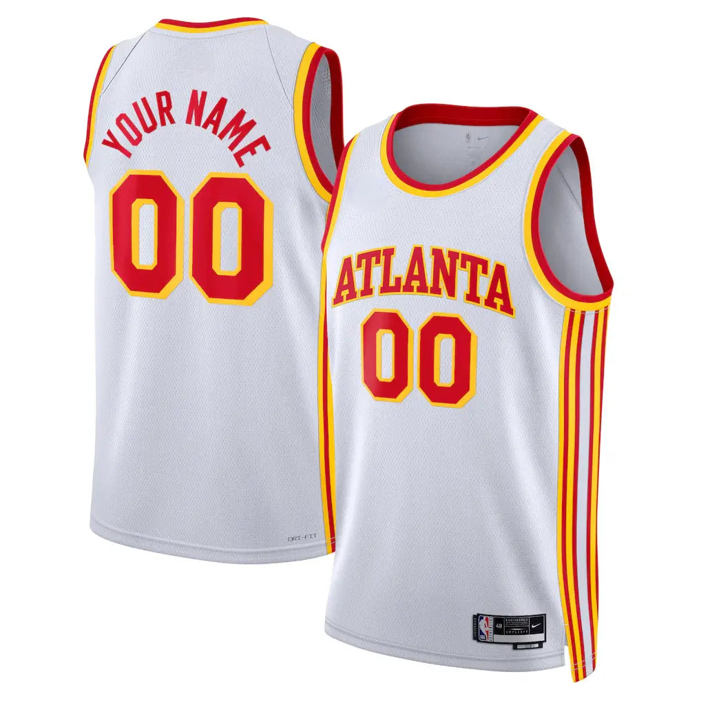 Atlanta Hawks Custom Jersey – Rep the Red & Yellow Your Way