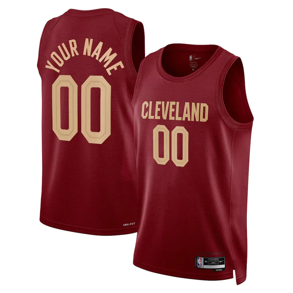 Cleveland Cavaliers Custom Jersey – Rep the Wine & Gold Your Way