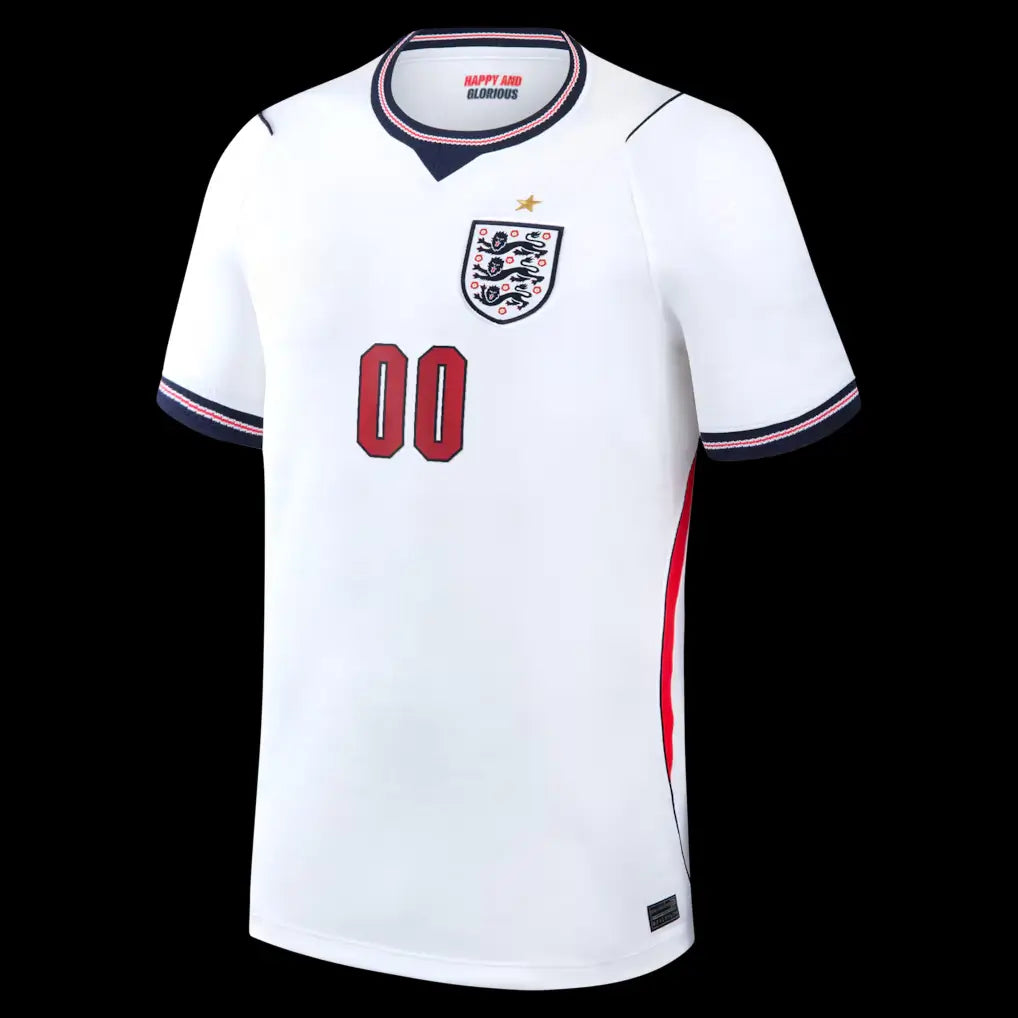 England WM Trikot 2026 – Trage Deinen Namen, repräsentiere Dein Land