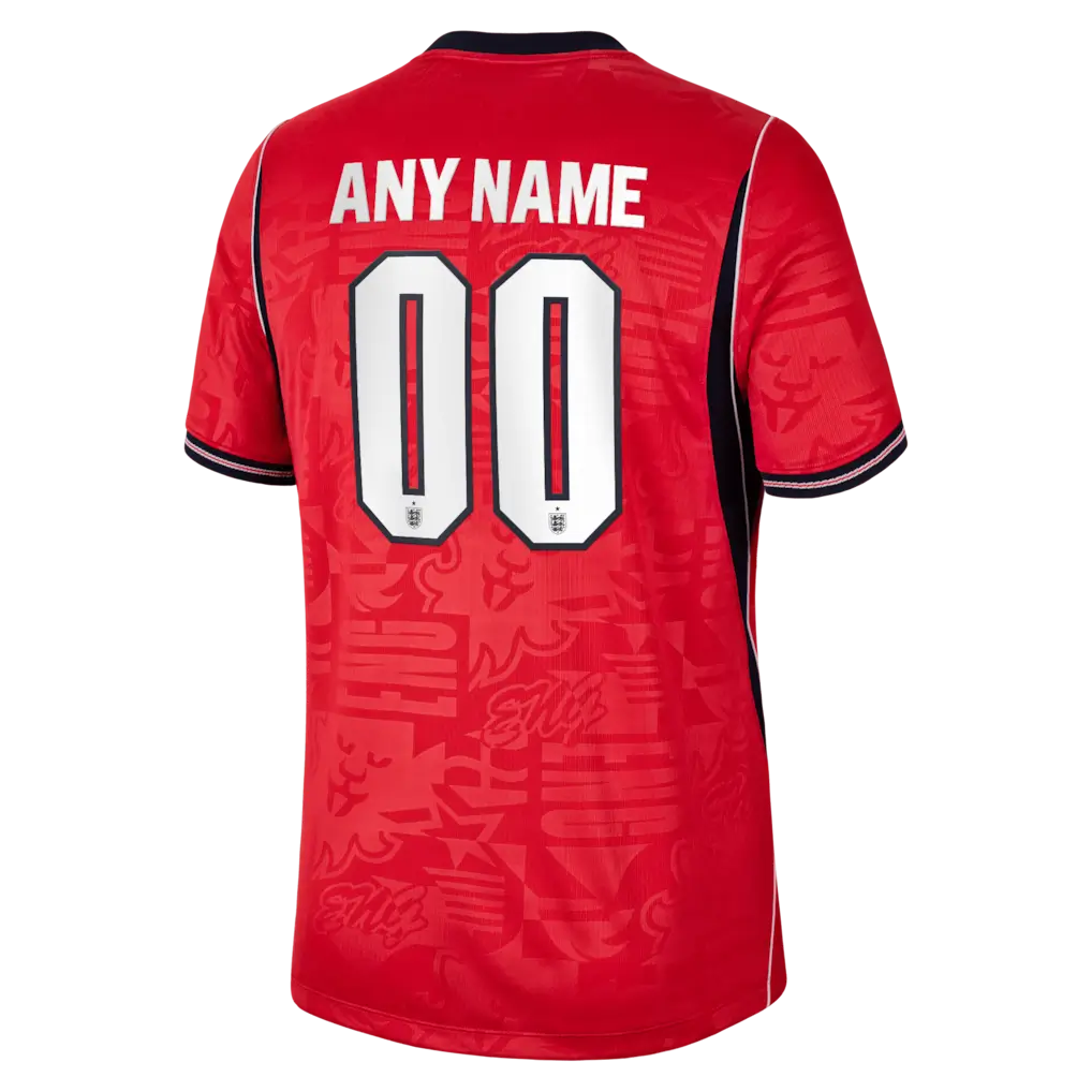 England WM Trikot 2026 – Trage Deinen Namen, repräsentiere Dein Land