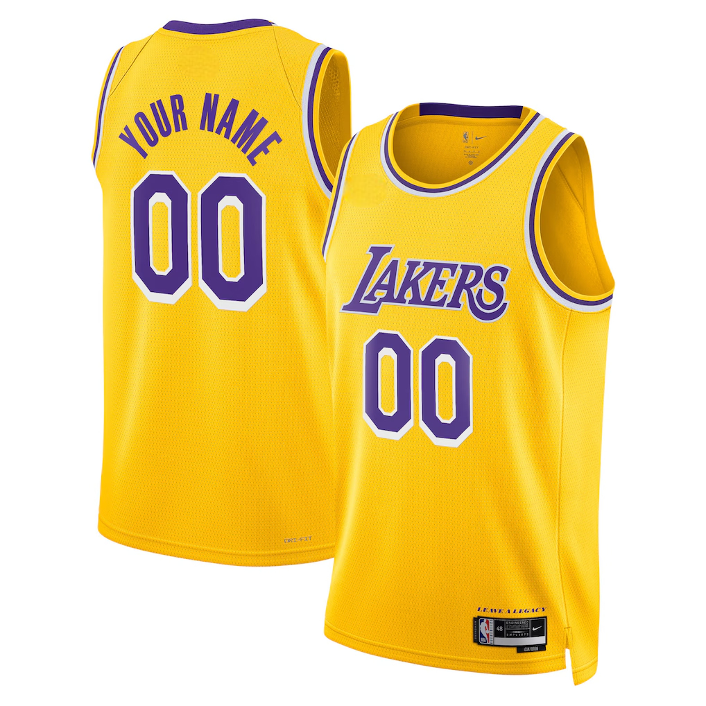 Los Angeles Lakers Custom Jersey – Rep the Purple & Gold Your Way