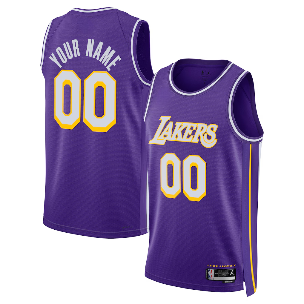 Los Angeles Lakers Custom Jersey – Rep the Purple & Gold Your Way