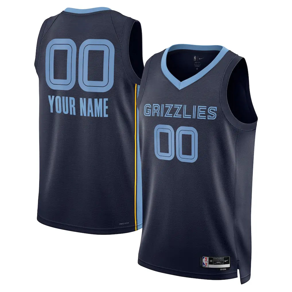 Memphis Grizzlies Custom Jersey – Rep the Grind City Your Way