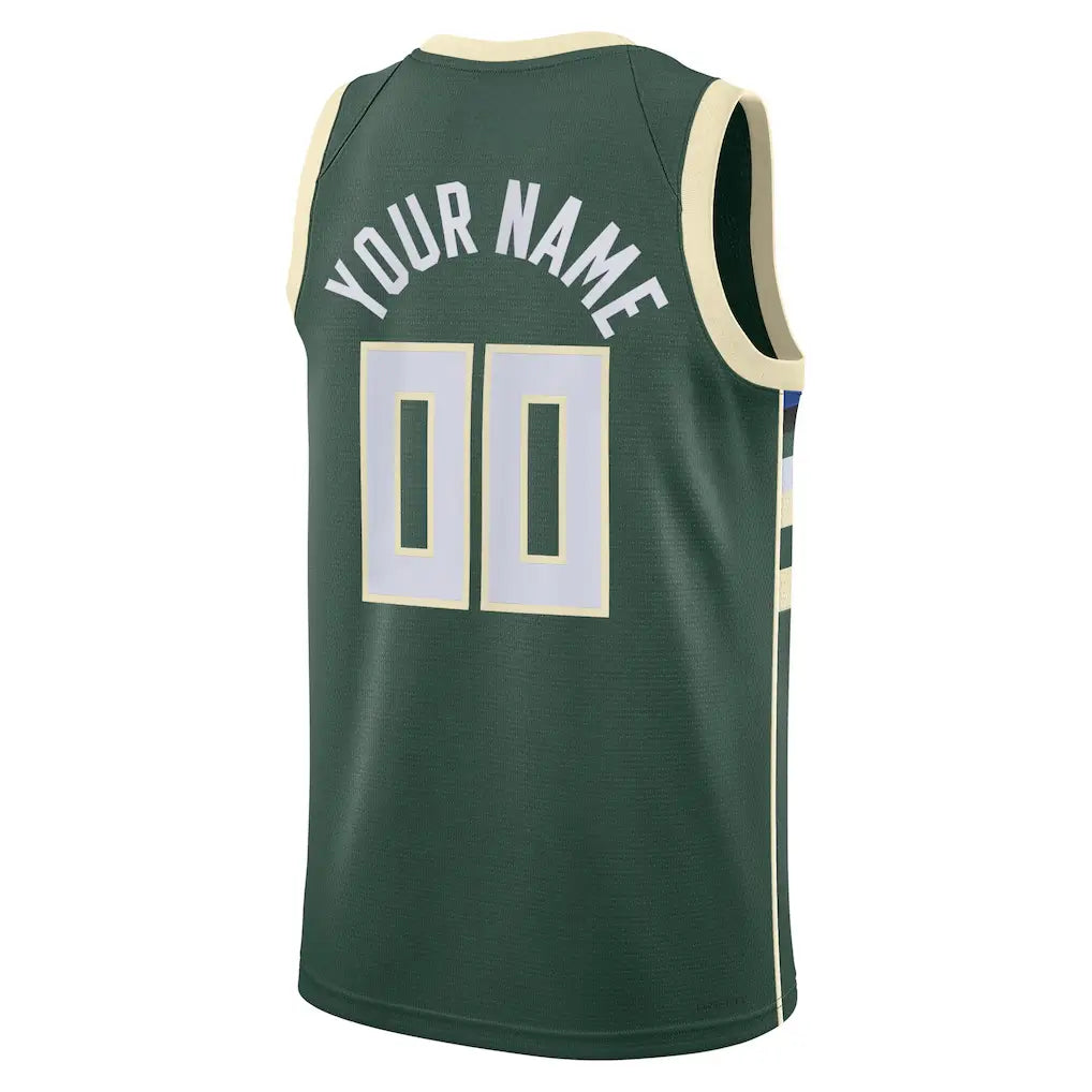 Milwaukee Bucks Custom Jersey – Rep Deer District Your Way
