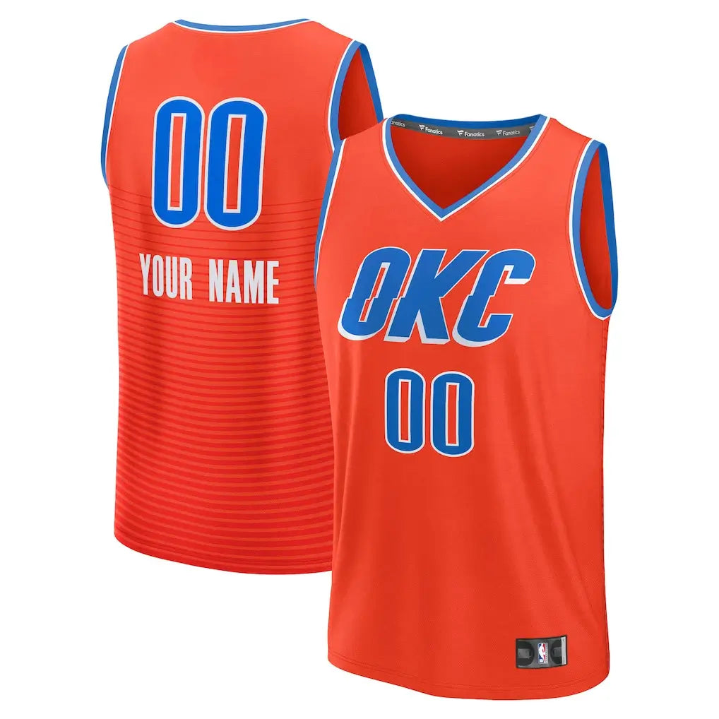 Oklahoma City Thunder Custom Jersey – Rep the Thunder Your Way