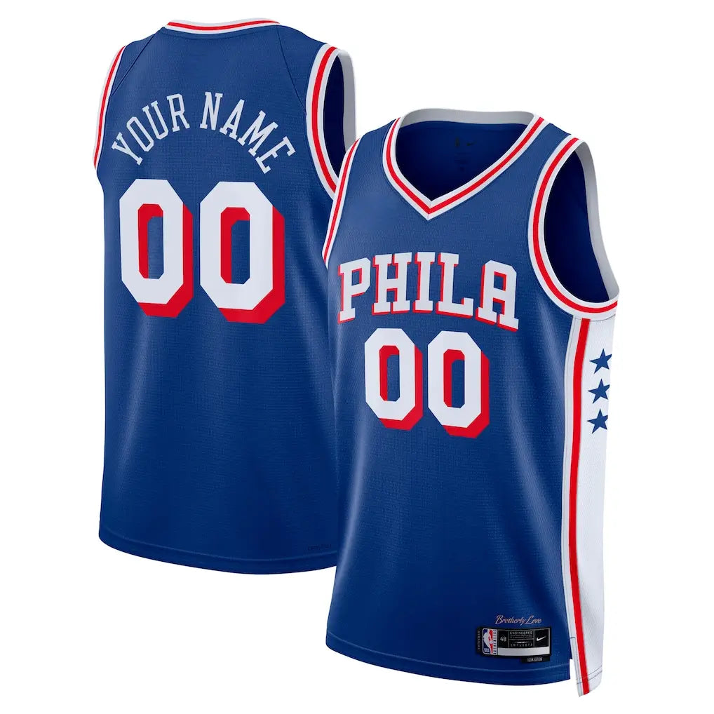 Philadelphia 76ers Custom Jersey – Zeigen Sie Ihre Farben auf Ihre Art