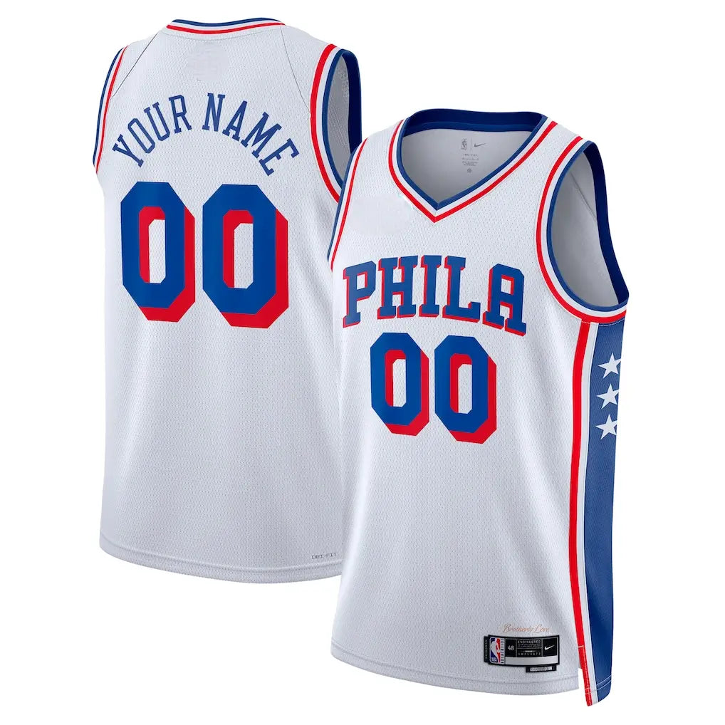 Philadelphia 76ers Custom Jersey – Zeigen Sie Ihre Farben auf Ihre Art