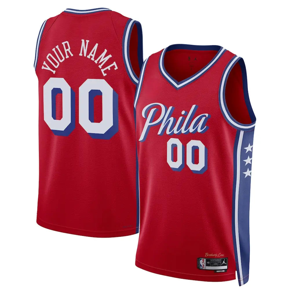 Philadelphia 76ers Custom Jersey – Zeigen Sie Ihre Farben auf Ihre Art
