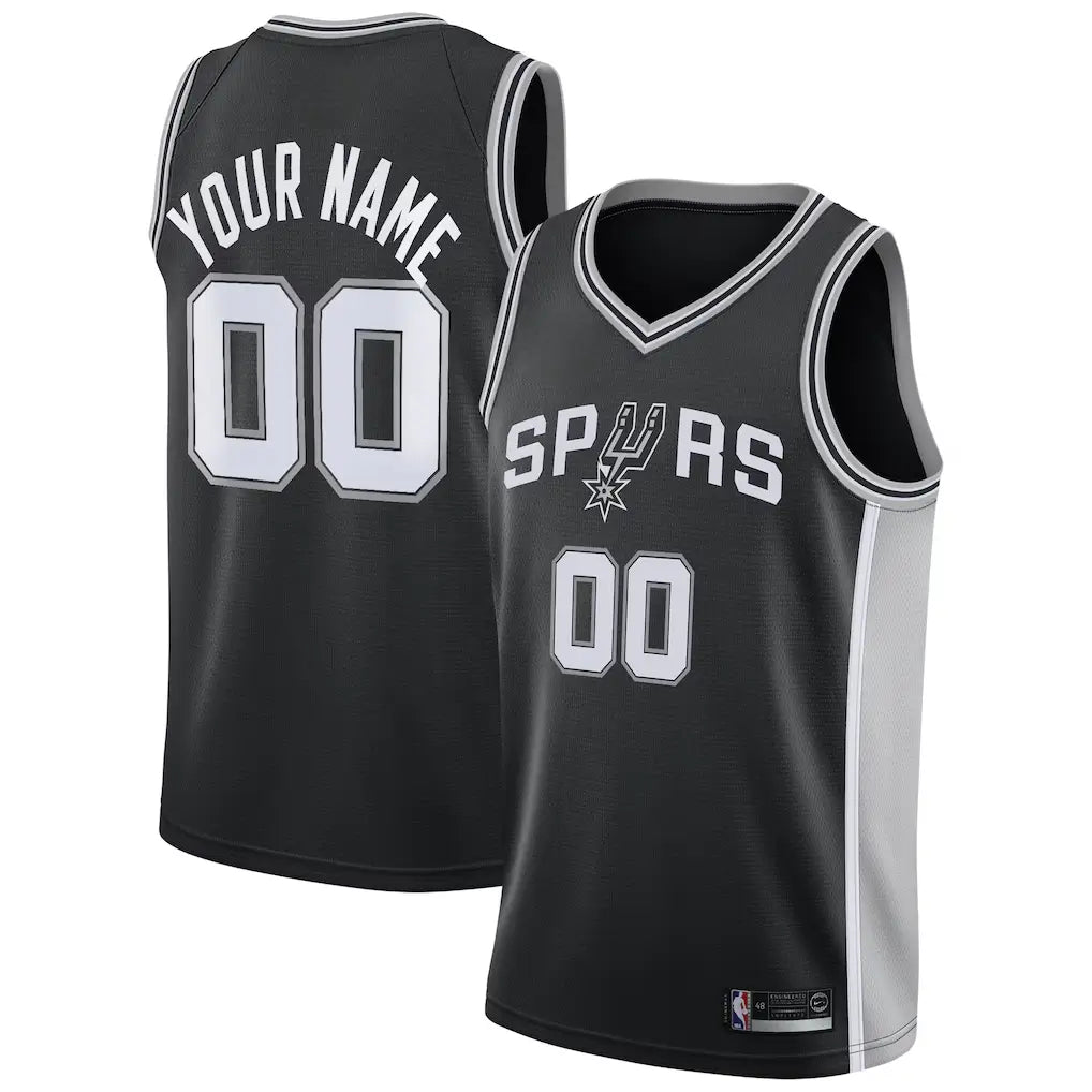 San Antonio Spurs Custom Jersey – Rep the Black & Silver Your Way