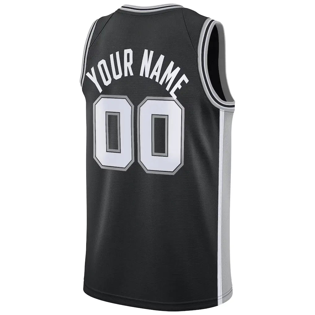 San Antonio Spurs Custom Jersey – Rep the Black & Silver Your Way
