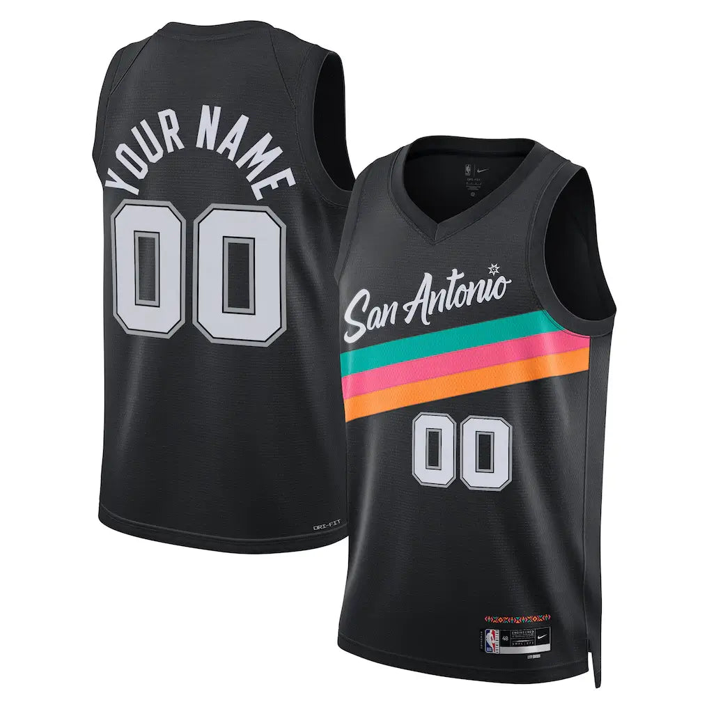 San Antonio Spurs Custom Jersey – Rep the Black & Silver Your Way