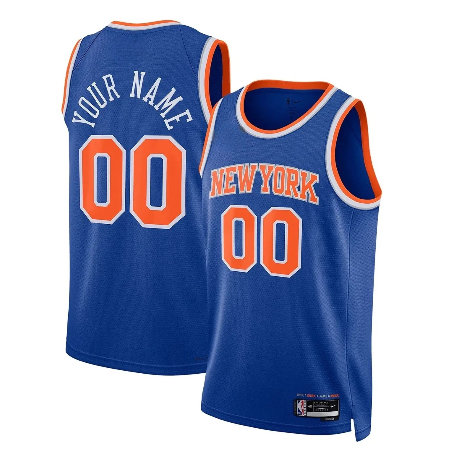 New York Knicks Custom Jersey – Rep the Orange & Blue Your Way